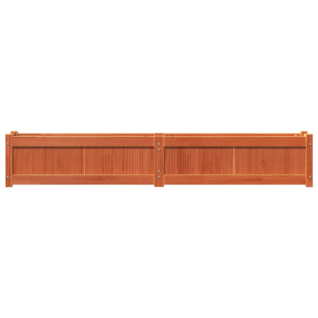 Plantenbak 180x31x31 cm massief grenenhout wasbruin is nu te koop bij PeponiXL, paradijselijk wonen!