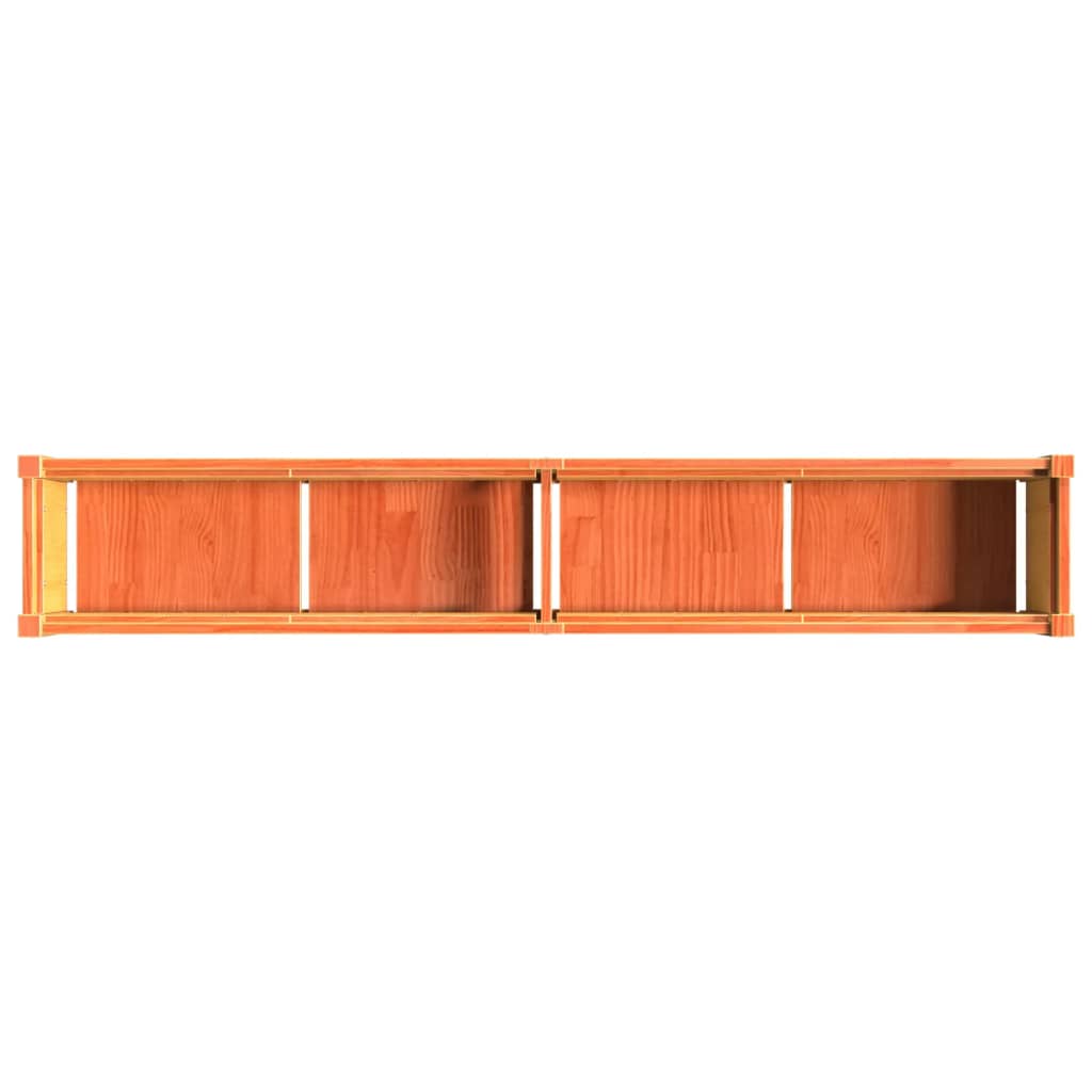 Plantenbak 180x31x31 cm massief grenenhout wasbruin is nu te koop bij PeponiXL, paradijselijk wonen!