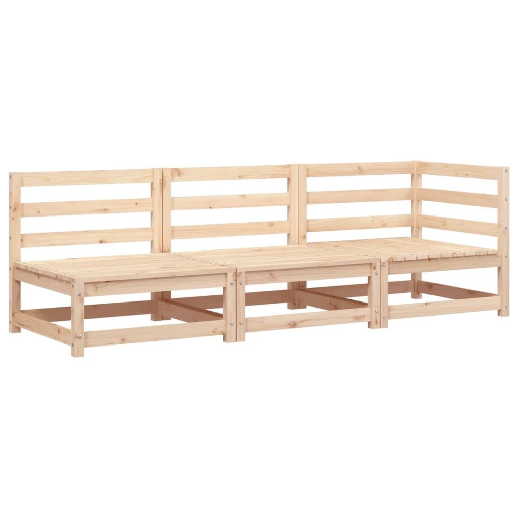 Tuinbank 3-zits massief grenenhout is nu te koop bij PeponiXL, paradijselijk wonen!