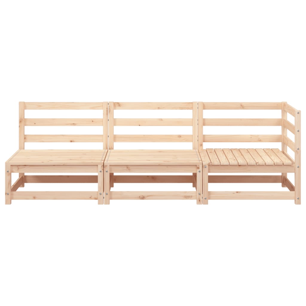 Tuinbank 3-zits massief grenenhout is nu te koop bij PeponiXL, paradijselijk wonen!