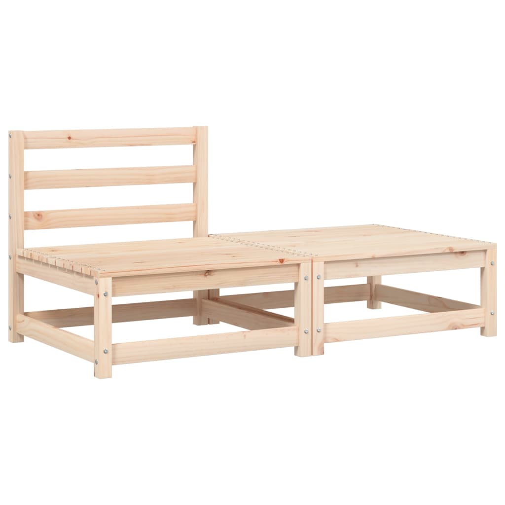 Tuinbank zonder armleuningen met kussens en voetenbank is nu te koop bij PeponiXL, paradijselijk wonen!
