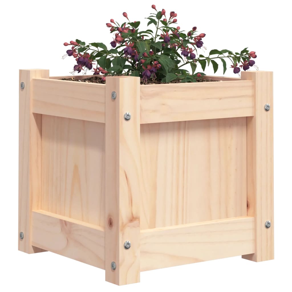 Plantenbakken 2 st cm massief grenenhout is nu te koop bij PeponiXL, paradijselijk wonen!