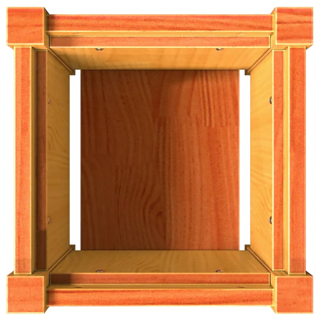 Plantenbak 31x31x31 cm massief grenenhout wasbruin is nu te koop bij PeponiXL, paradijselijk wonen!