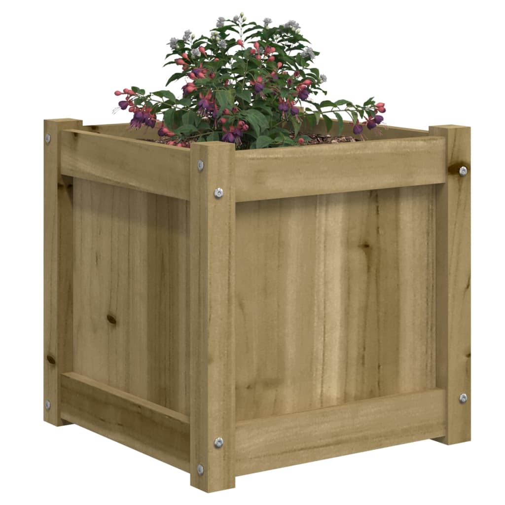 Plantenbak 40x40x40 cm geïmpregneerd grenenhout is nu te koop bij PeponiXL, paradijselijk wonen!