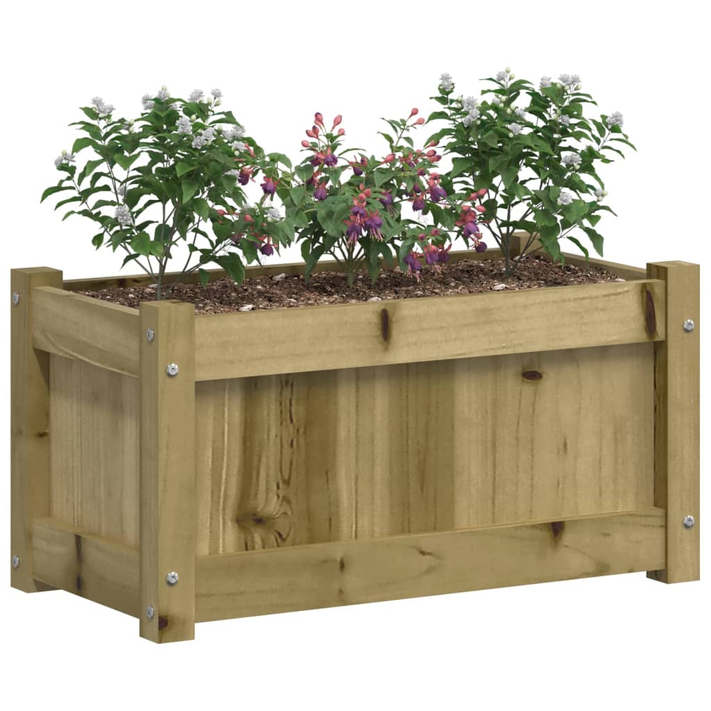 Plantenbak 60x31x31 cm geïmpregneerd grenenhout is nu te koop bij PeponiXL, paradijselijk wonen!