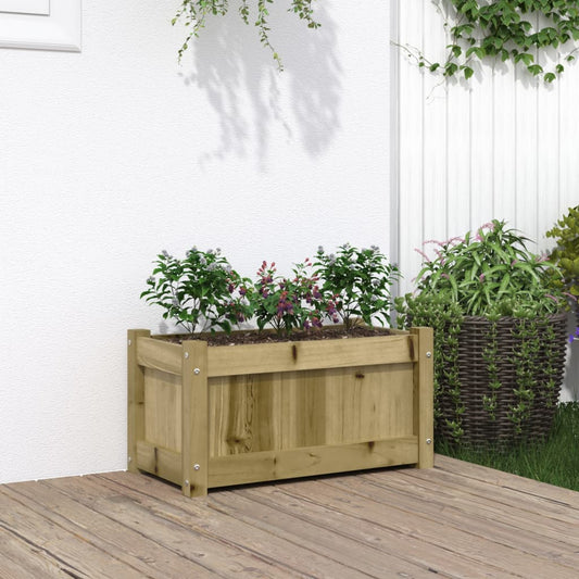 Plantenbak 60x31x31 cm geïmpregneerd grenenhout is nu te koop bij PeponiXL, paradijselijk wonen!