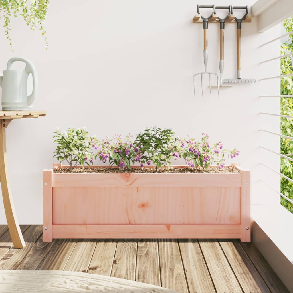 Plantenbak 90x31x31 cm massief douglashout is nu te koop bij PeponiXL, paradijselijk wonen!