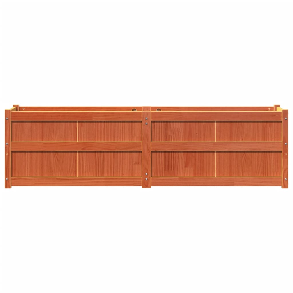 Plantenbak 180x50x50 cm massief grenenhout wasbruin is nu te koop bij PeponiXL, paradijselijk wonen!