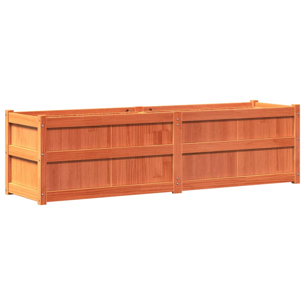 Plantenbak 180x50x50 cm massief grenenhout wasbruin is nu te koop bij PeponiXL, paradijselijk wonen!