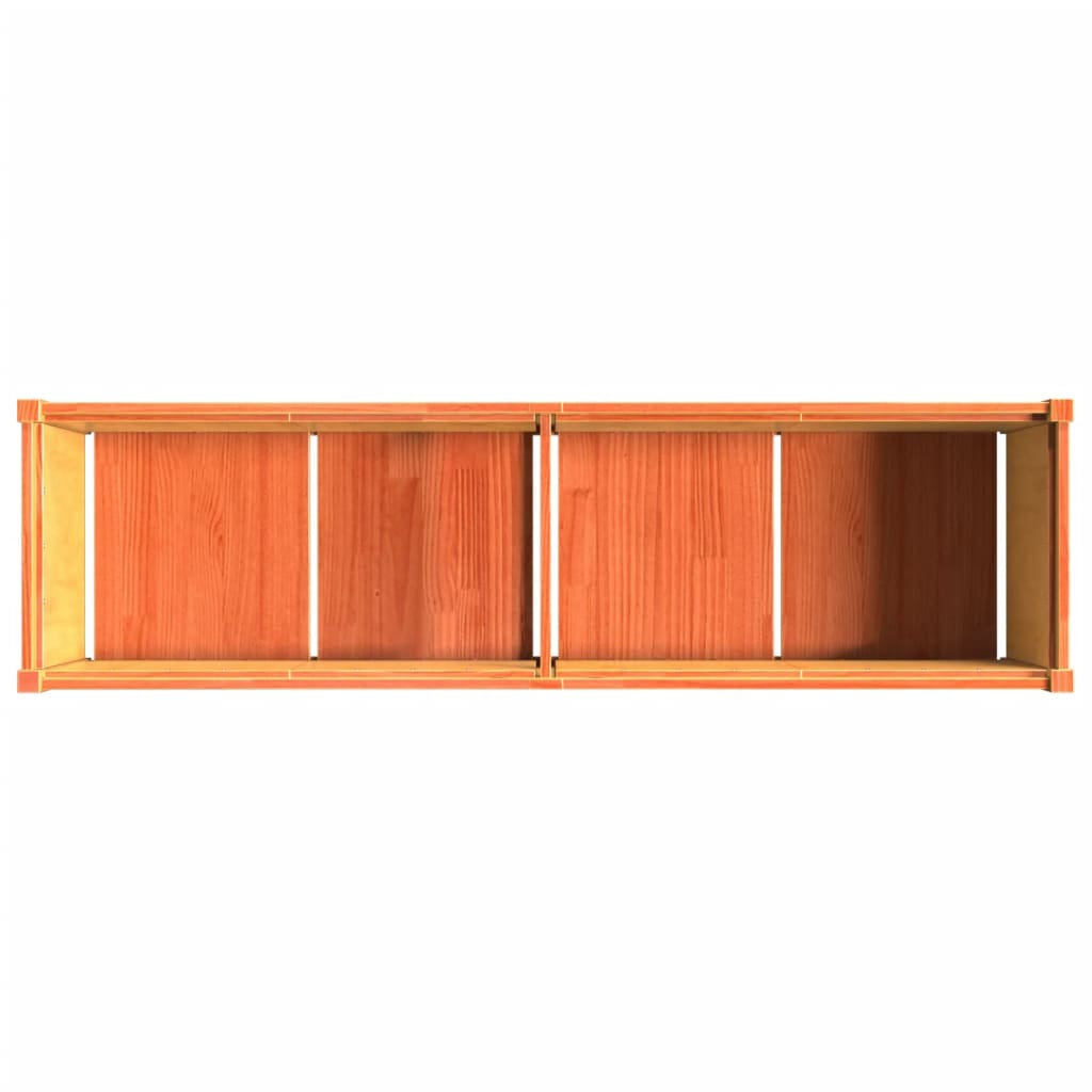 Plantenbak 180x50x50 cm massief grenenhout wasbruin is nu te koop bij PeponiXL, paradijselijk wonen!