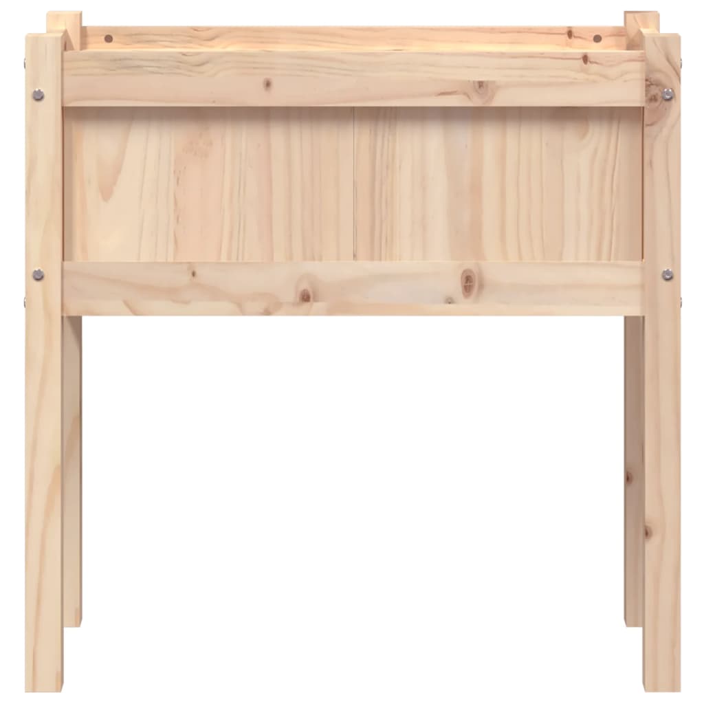 Plantenbak met poten 70x31x70 cm massief grenenhout is nu te koop bij PeponiXL, paradijselijk wonen!