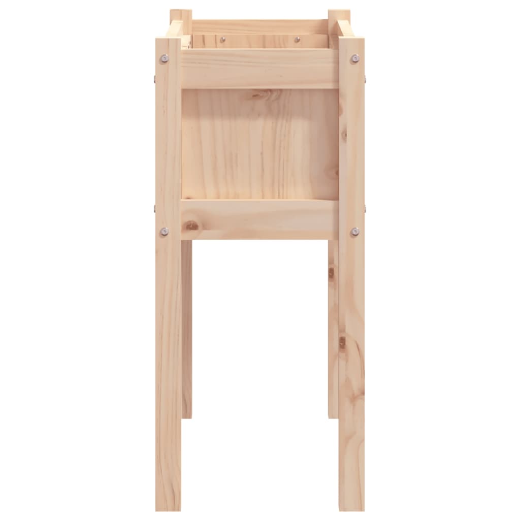 Plantenbak met poten 70x31x70 cm massief grenenhout is nu te koop bij PeponiXL, paradijselijk wonen!