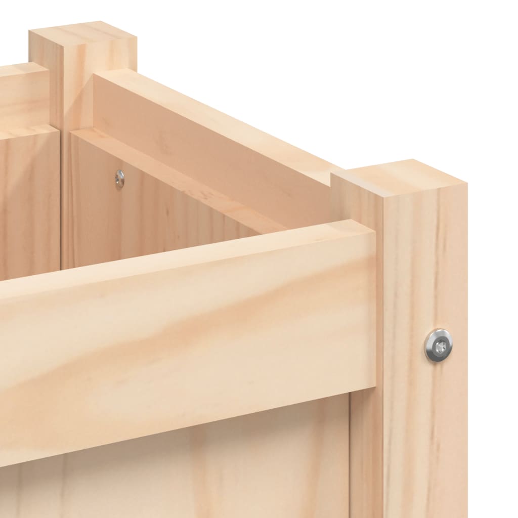 Plantenbak met poten 70x31x70 cm massief grenenhout is nu te koop bij PeponiXL, paradijselijk wonen!