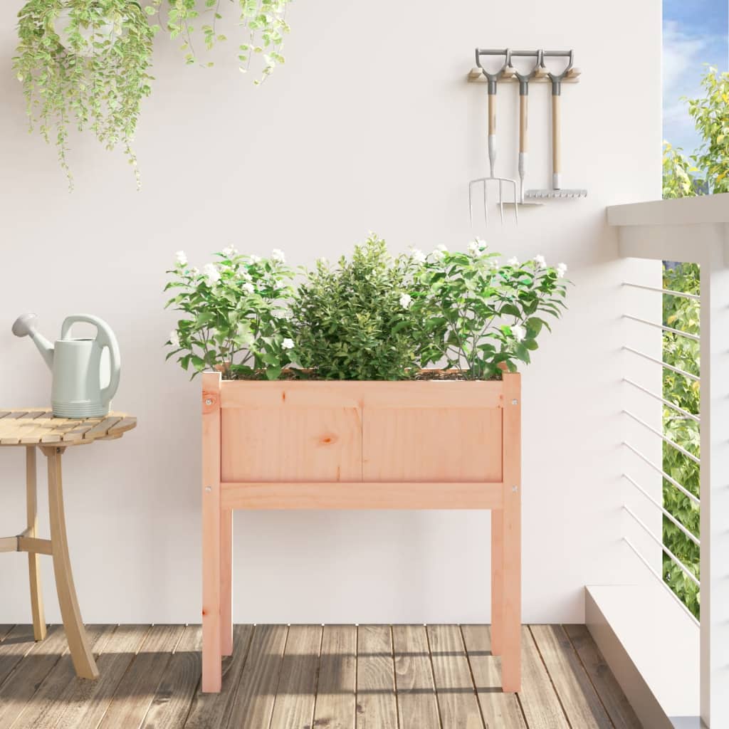 Plantenbak met poten 70x31x70 cm massief douglashout is nu te koop bij PeponiXL, paradijselijk wonen!
