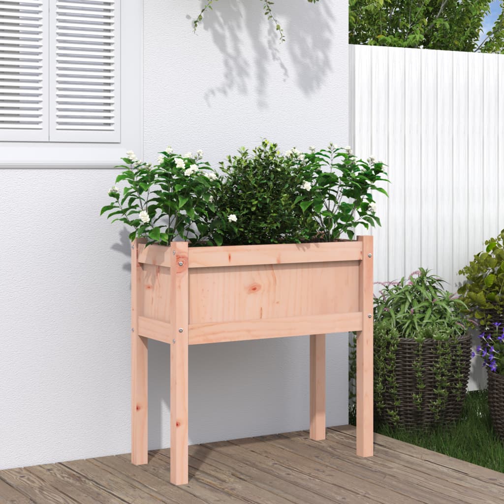 Plantenbak met poten 70x31x70 cm massief douglashout is nu te koop bij PeponiXL, paradijselijk wonen!