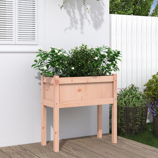 Plantenbak met poten 70x31x70 cm massief douglashout is nu te koop bij PeponiXL, paradijselijk wonen!