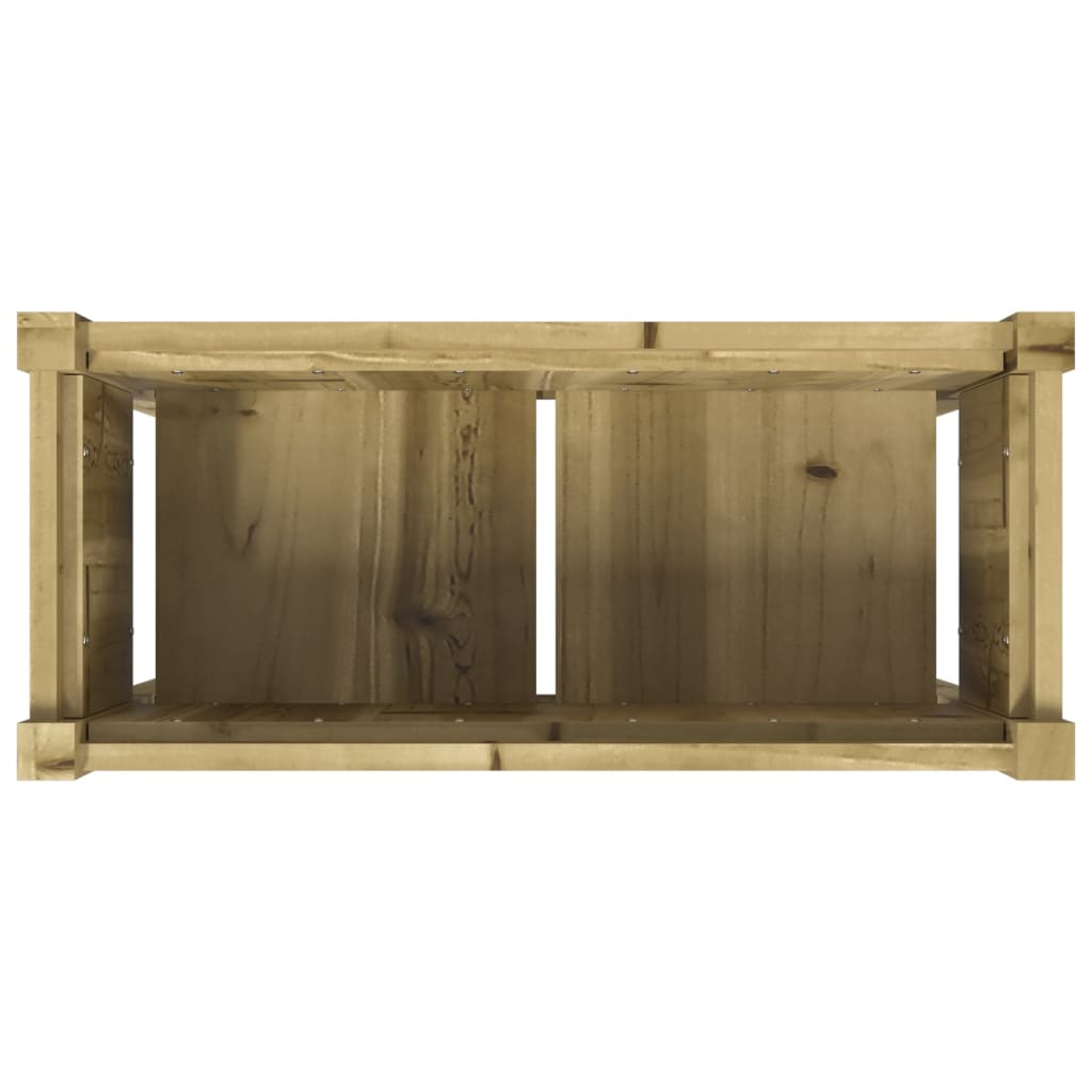 Plantenbak met poten 70x31x70 cm geïmpregneerd grenenhout is nu te koop bij PeponiXL, paradijselijk wonen!