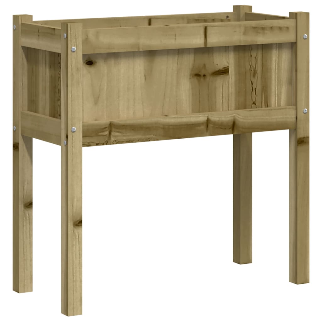 Plantenbakken met poten 2 st cm geïmpregneerd hout is nu te koop bij PeponiXL, paradijselijk wonen!