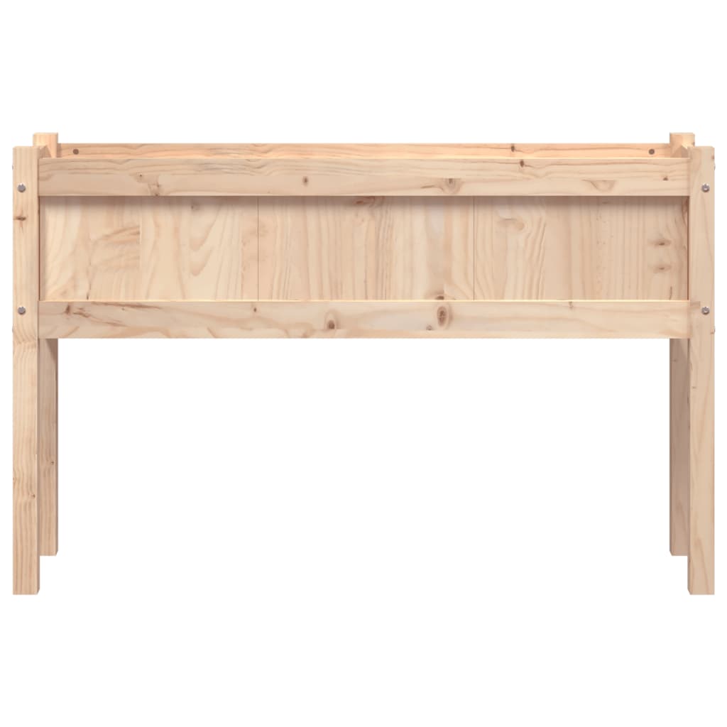 Plantenbak met poten 110x31x70 cm massief grenenhout is nu te koop bij PeponiXL, paradijselijk wonen!