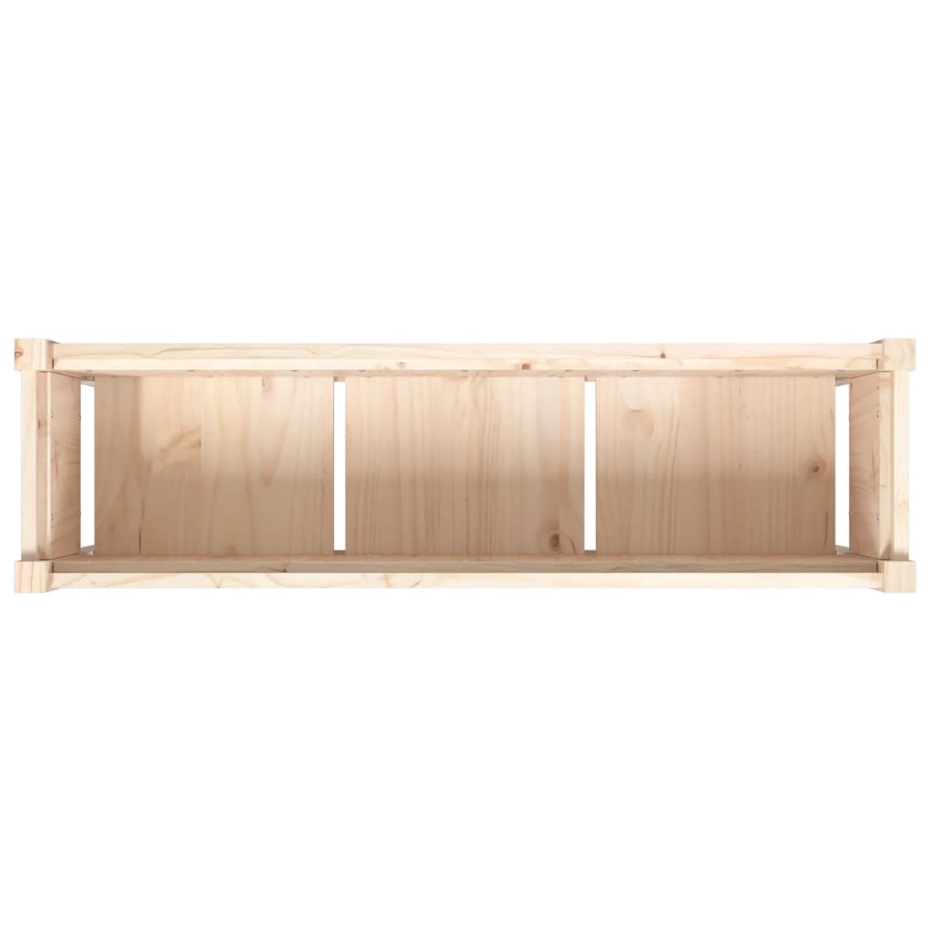 Plantenbak met poten 110x31x70 cm massief grenenhout is nu te koop bij PeponiXL, paradijselijk wonen!
