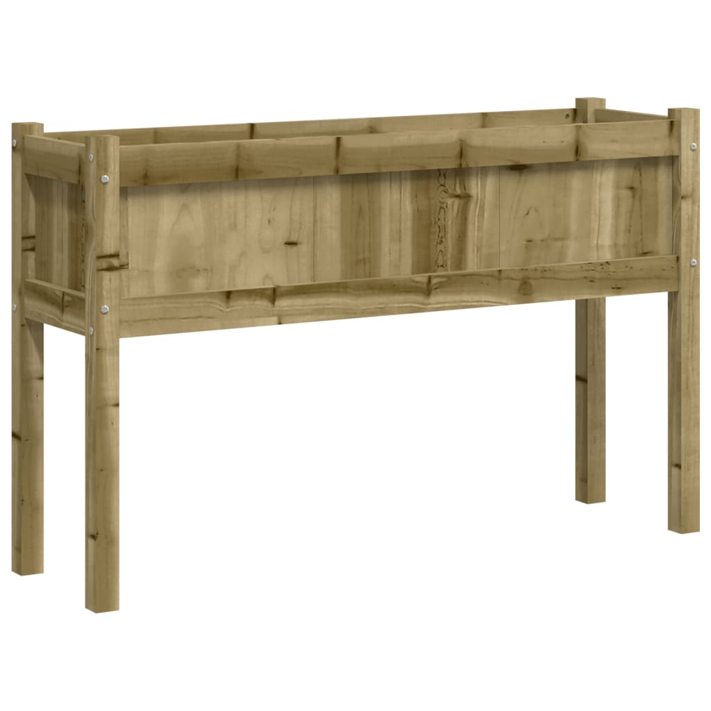 Plantenbakken met poten 2 st cm geïmpregneerd hout is nu te koop bij PeponiXL, paradijselijk wonen!