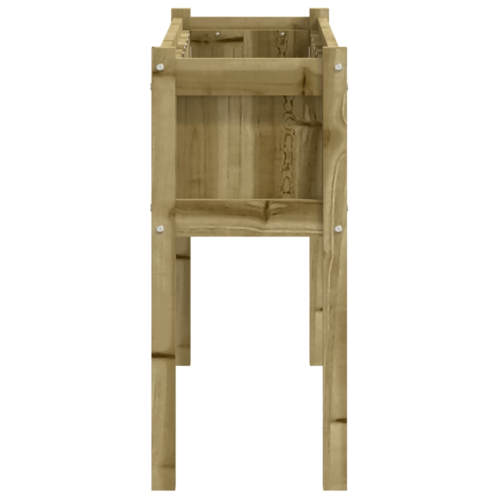 Plantenbakken met poten 2 st cm geïmpregneerd hout is nu te koop bij PeponiXL, paradijselijk wonen!