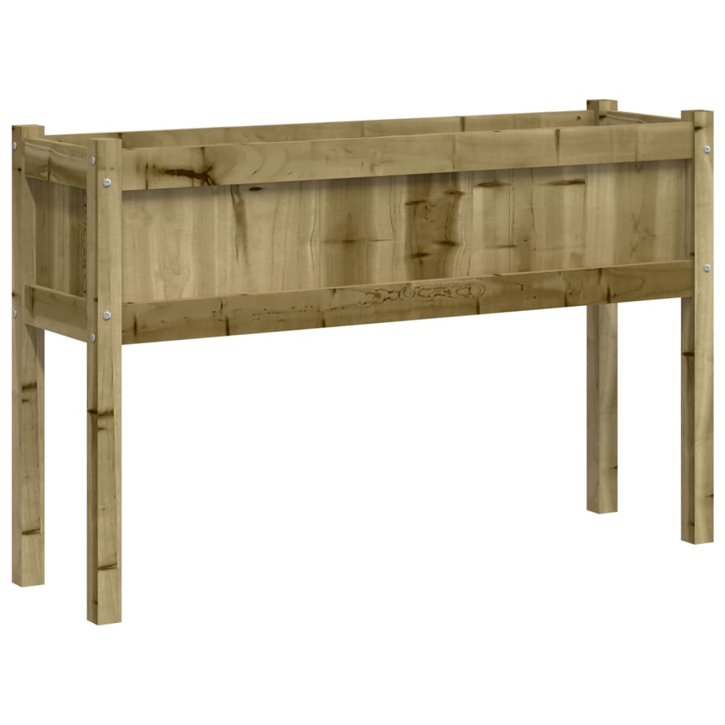 Plantenbakken met poten 2 st cm geïmpregneerd hout is nu te koop bij PeponiXL, paradijselijk wonen!