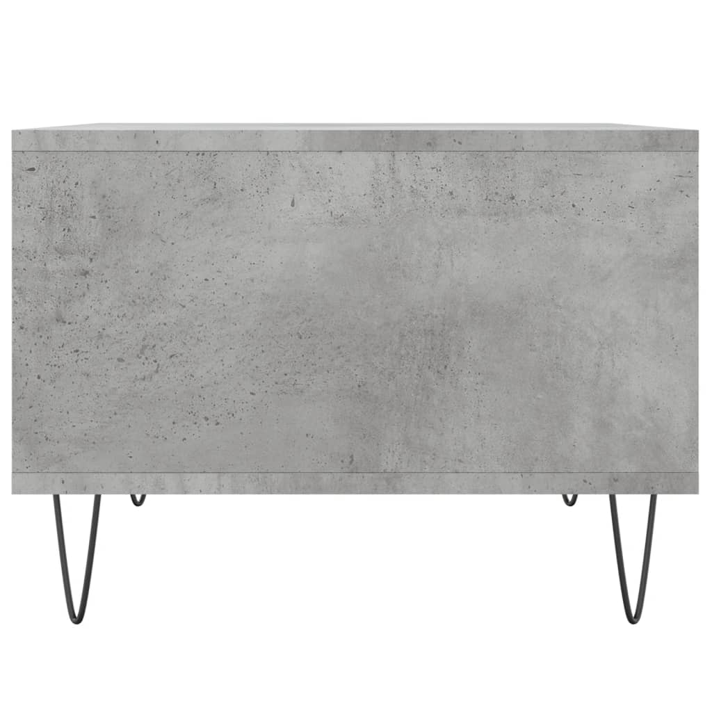 Salontafel 60x50x36,5 cm bewerkt hout betongrijs is nu te koop bij PeponiXL, paradijselijk wonen!