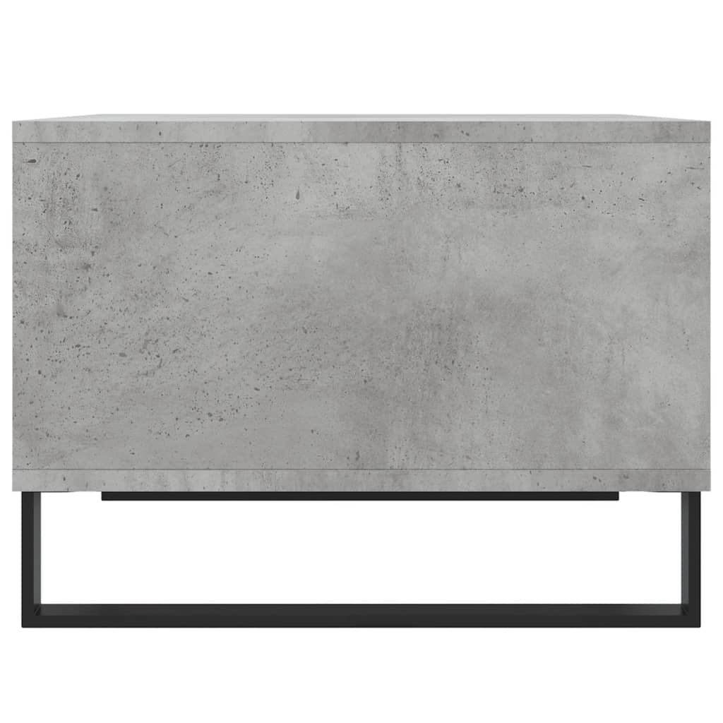 Salontafel 60x50x36,5 cm bewerkt hout betongrijs is nu te koop bij PeponiXL, paradijselijk wonen!