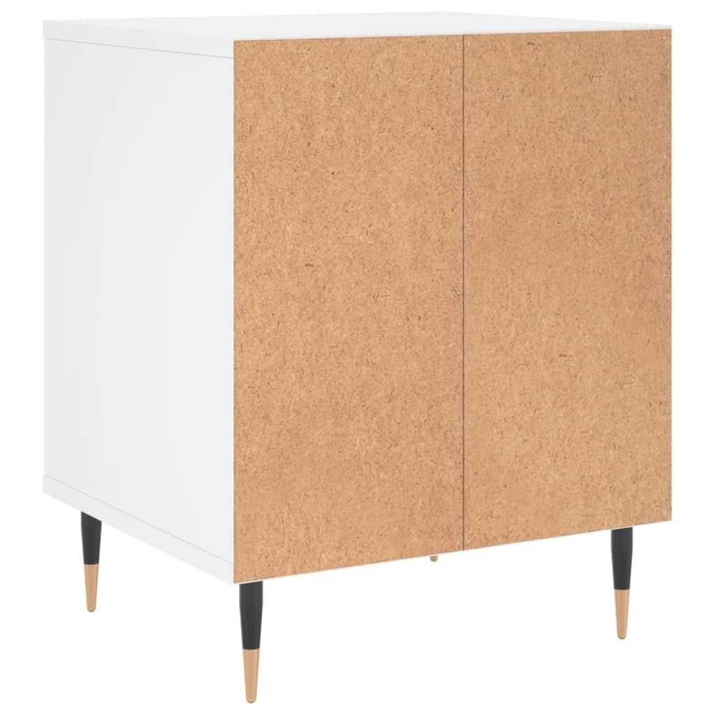 Nachtkastjes 2 st 40x35x50 cm bewerkt hout wit is nu te koop bij PeponiXL, paradijselijk wonen!