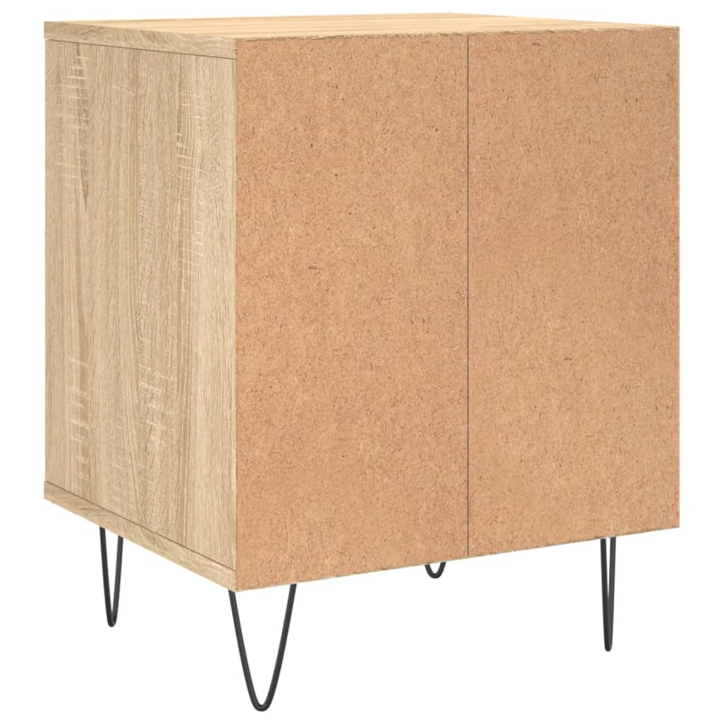 Nachtkastjes 2 st 40x35x50 cm sonoma eikenkleurig is nu te koop bij PeponiXL, paradijselijk wonen!