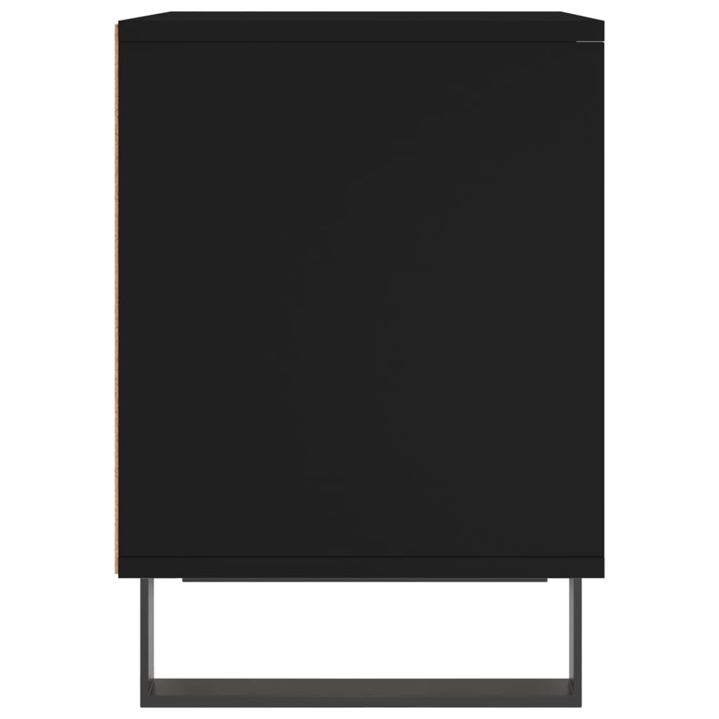 Nachtkastjes 2 st 40x35x50 cm bewerkt hout zwart is nu te koop bij PeponiXL, paradijselijk wonen!