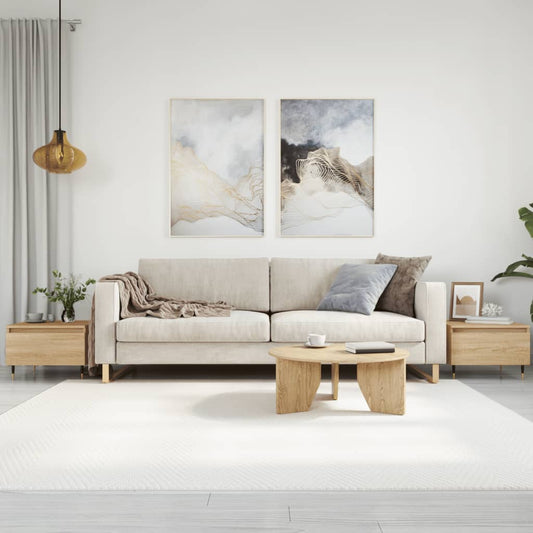 Salontafels 2 st 50x46x35 cm bewerkt hout sonoma eikenkleurig is nu te koop bij PeponiXL, paradijselijk wonen!