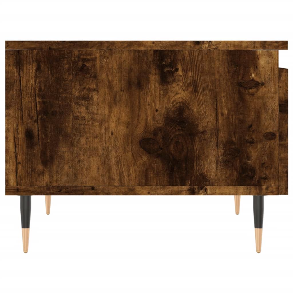 Salontafels 2 st 50x46x35 cm bewerkt hout gerookt eikenkleurig is nu te koop bij PeponiXL, paradijselijk wonen!
