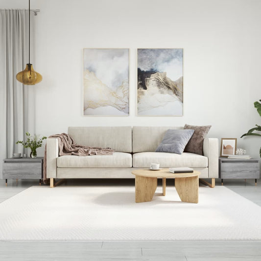 Salontafels 2 st 50x46x35 cm bewerkt hout grijs sonoma eiken is nu te koop bij PeponiXL, paradijselijk wonen!