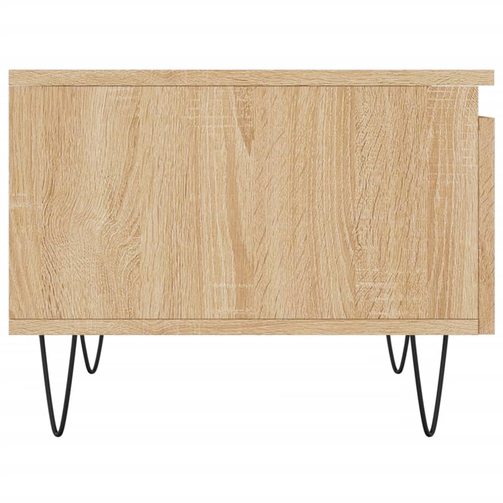Salontafels 2 st 50x46x35 cm bewerkt hout sonoma eikenkleurig is nu te koop bij PeponiXL, paradijselijk wonen!