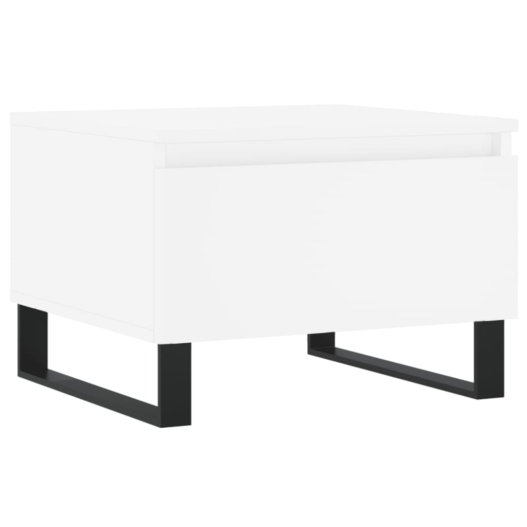 Salontafels 2 st 50x46x35 cm bewerkt hout wit is nu te koop bij PeponiXL, paradijselijk wonen!