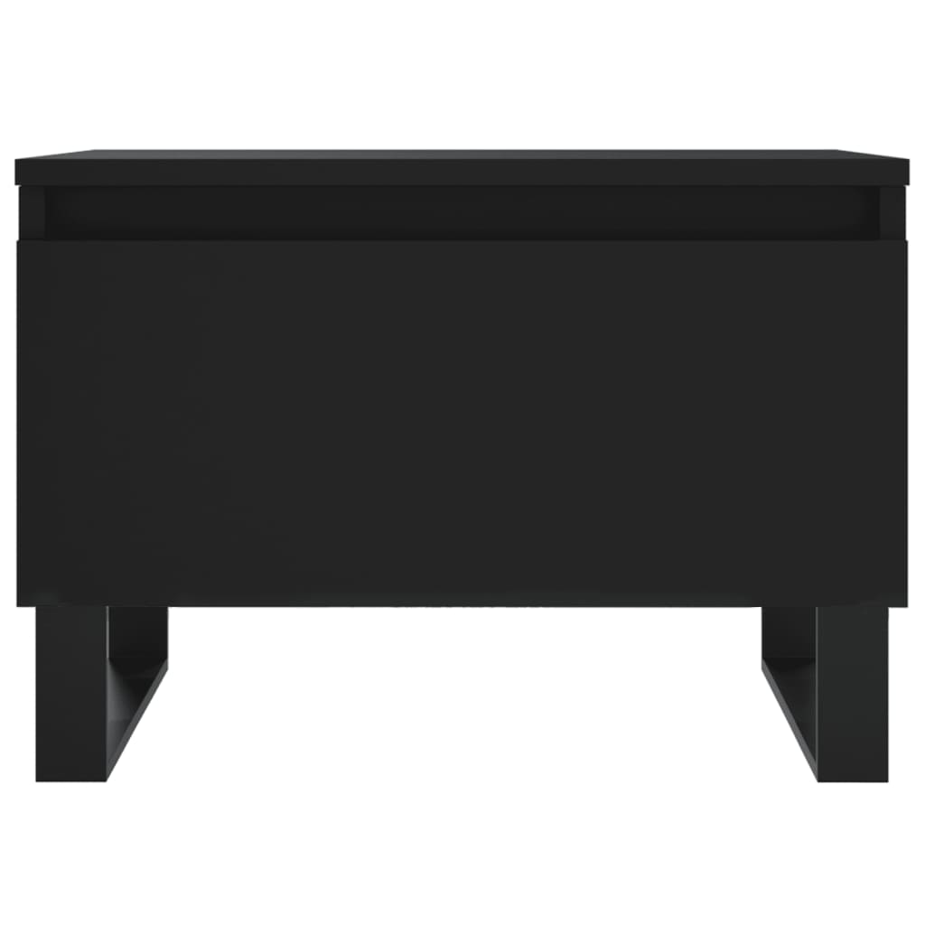 Salontafels 2 st 50x46x35 cm bewerkt hout zwart is nu te koop bij PeponiXL, paradijselijk wonen!