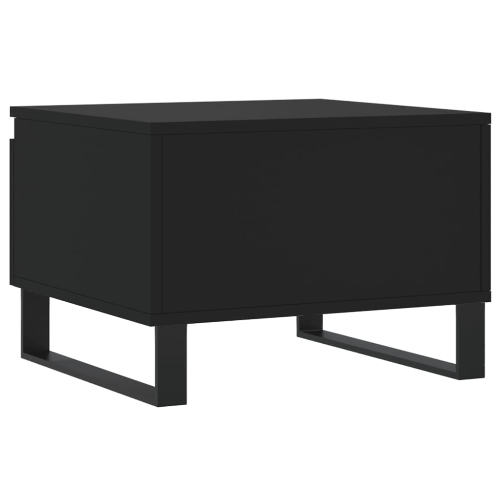Salontafels 2 st 50x46x35 cm bewerkt hout zwart is nu te koop bij PeponiXL, paradijselijk wonen!