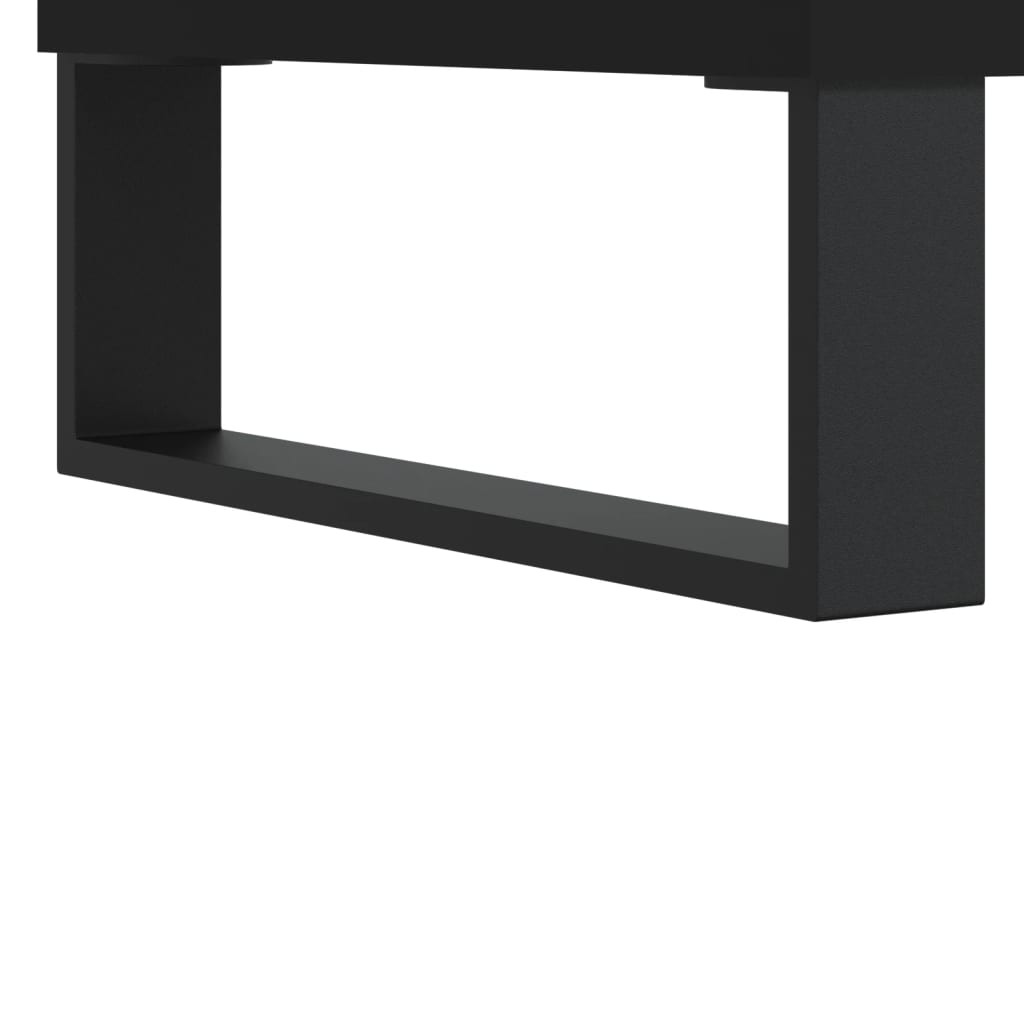 Salontafels 2 st 50x46x35 cm bewerkt hout zwart is nu te koop bij PeponiXL, paradijselijk wonen!