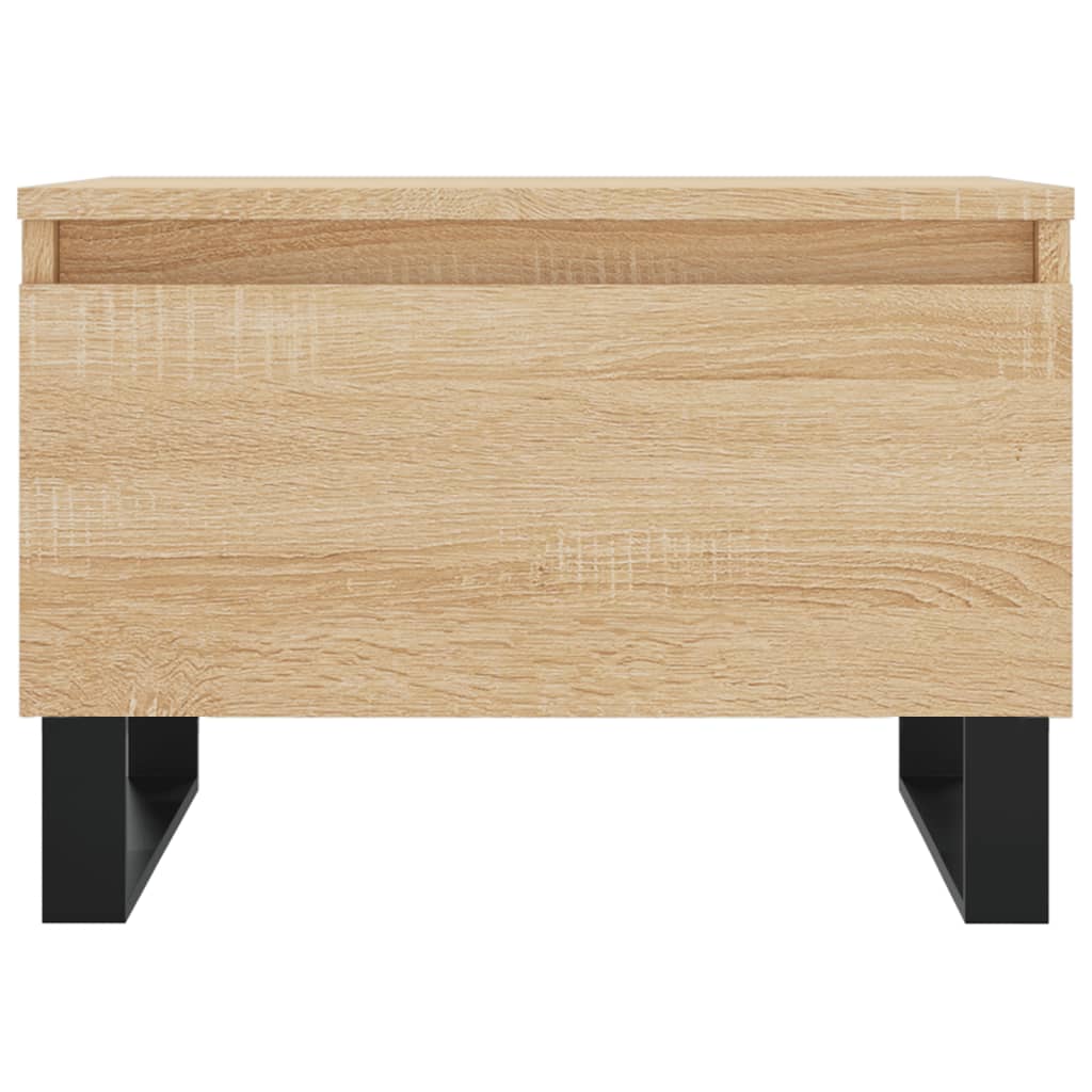 Salontafels 2 st 50x46x35 cm bewerkt hout sonoma eikenkleurig is nu te koop bij PeponiXL, paradijselijk wonen!