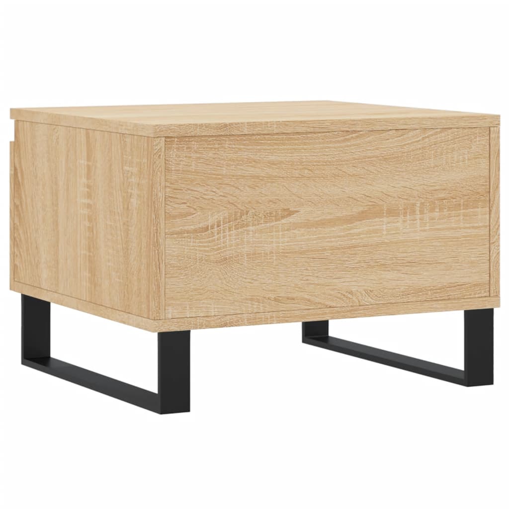 Salontafels 2 st 50x46x35 cm bewerkt hout sonoma eikenkleurig is nu te koop bij PeponiXL, paradijselijk wonen!