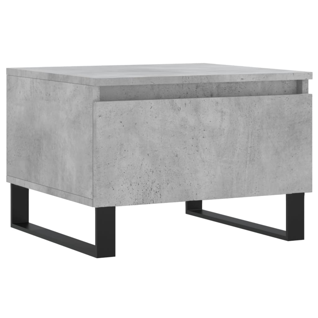 Salontafels 2 st 50x46x35 cm bewerkt hout betongrijs is nu te koop bij PeponiXL, paradijselijk wonen!