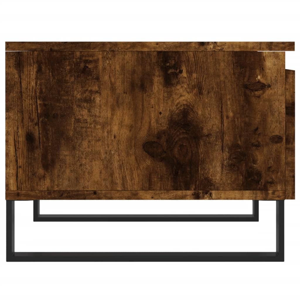 Salontafels 2 st 50x46x35 cm bewerkt hout gerookt eikenkleurig is nu te koop bij PeponiXL, paradijselijk wonen!
