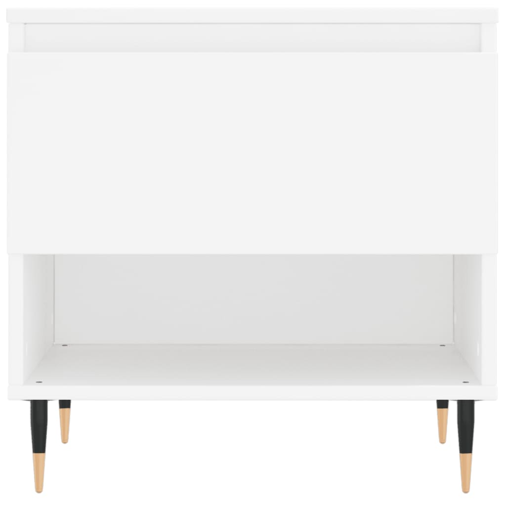 Salontafels 2 st 50x46x50 cm bewerkt hout wit is nu te koop bij PeponiXL, paradijselijk wonen!