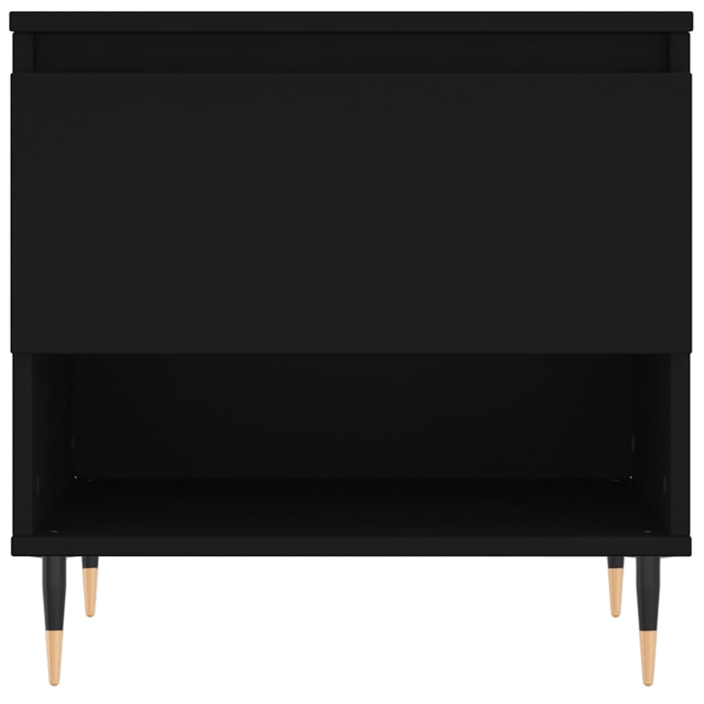 Salontafels 2 st 50x46x50 cm bewerkt hout zwart is nu te koop bij PeponiXL, paradijselijk wonen!