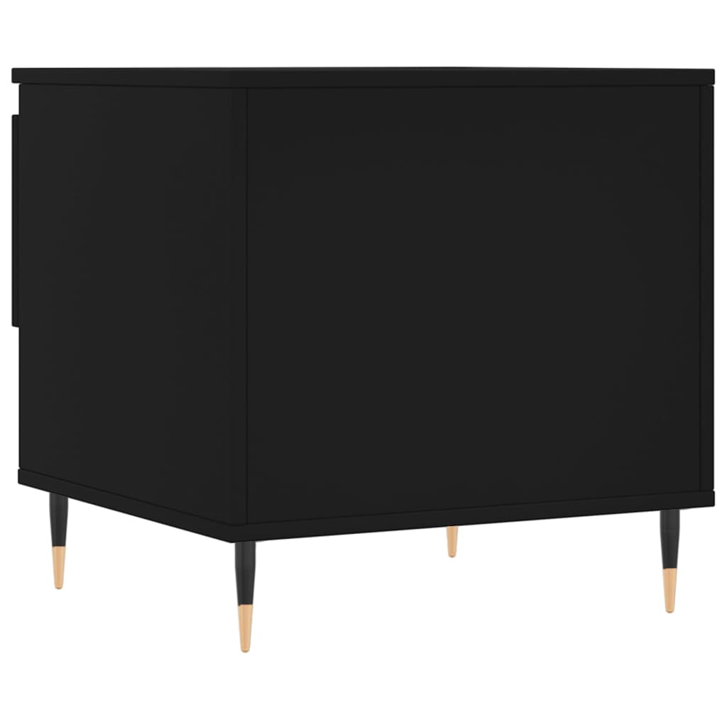 Salontafels 2 st 50x46x50 cm bewerkt hout zwart is nu te koop bij PeponiXL, paradijselijk wonen!