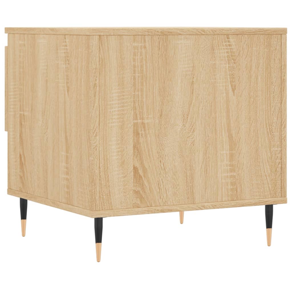 Salontafels 2 st 50x46x50 cm bewerkt hout sonoma eikenkleurig is nu te koop bij PeponiXL, paradijselijk wonen!