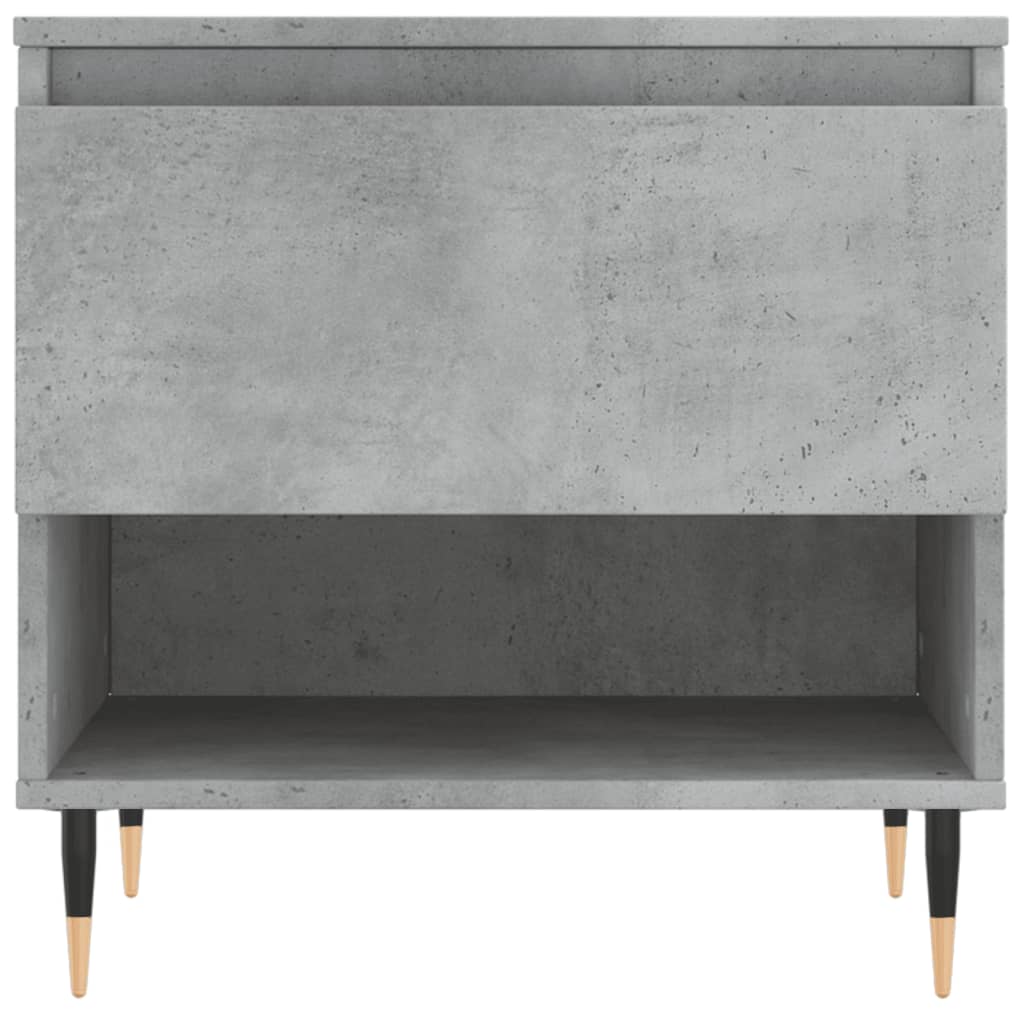 Salontafel 50x46x50 cm bewerkt hout betongrijs is nu te koop bij PeponiXL, paradijselijk wonen!