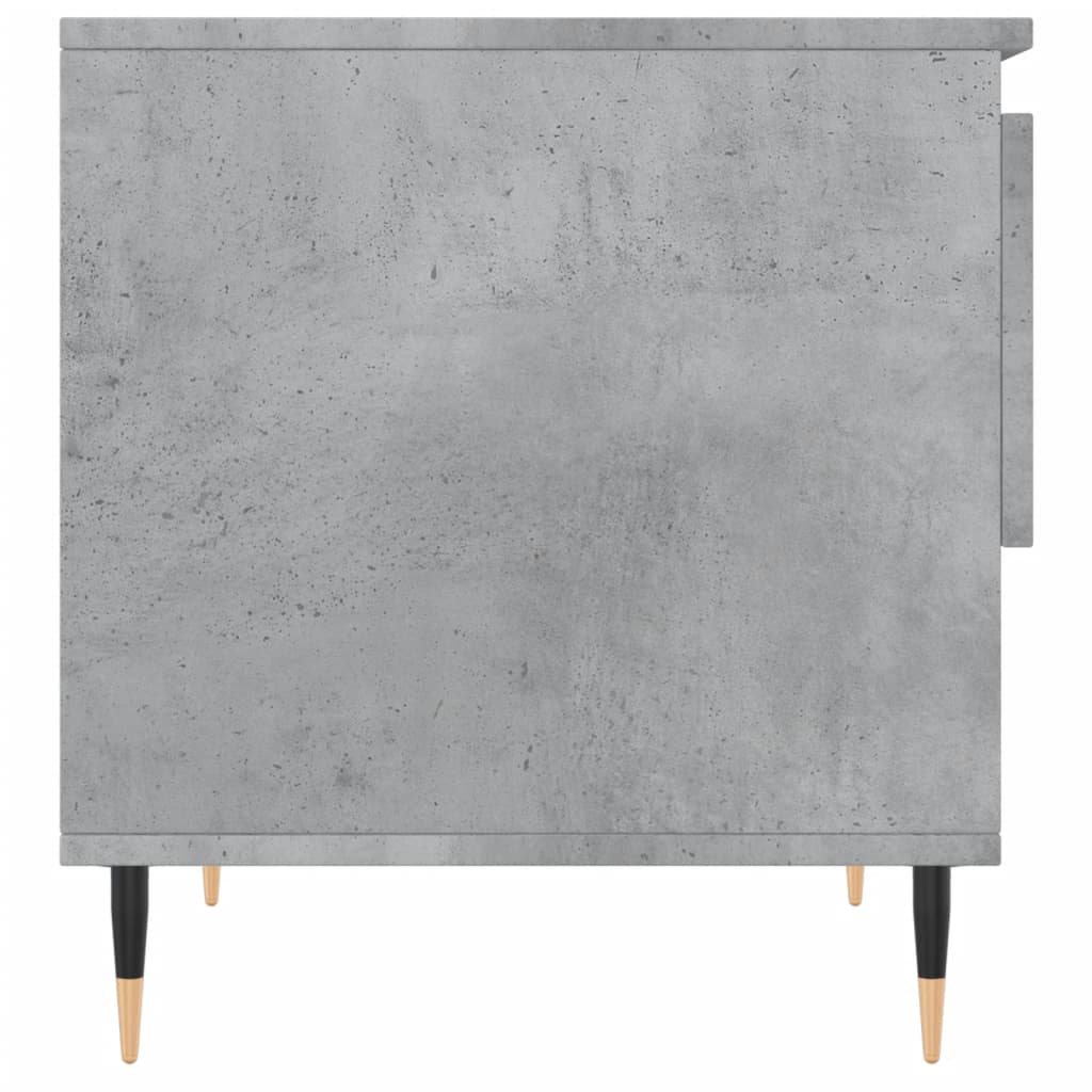 Salontafel 50x46x50 cm bewerkt hout betongrijs is nu te koop bij PeponiXL, paradijselijk wonen!
